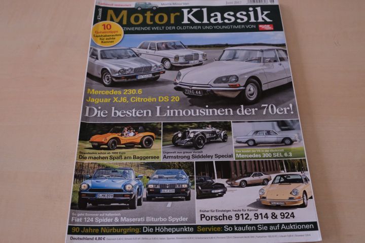 Deckblatt Motor Klassik (06/2017)
